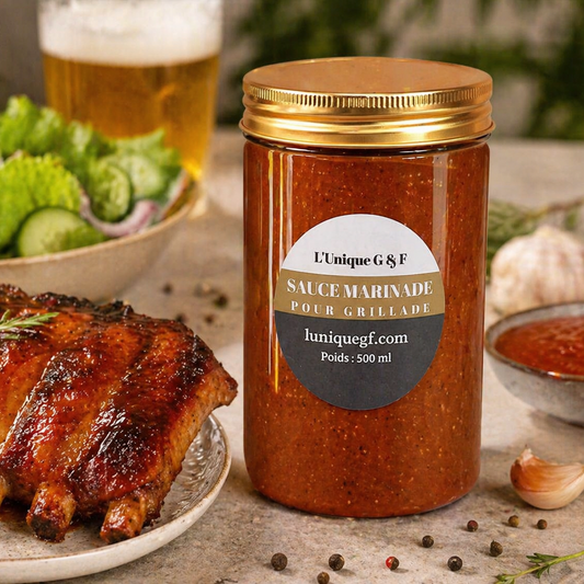Sauce Marinade BBQ Premium – Saveurs du Monde pour Grillades Parfaites | L’unique G & F